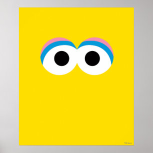 Póster Big Bird Big Face