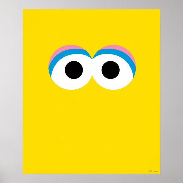 Póster Big Bird Big Face (Frente)