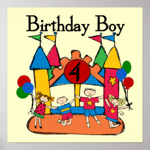 Póster Big Bons Boy 4 camisetas y regalos de cumpleaños