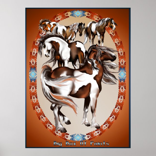 Póster Big Box Of Paints Poster (Frente)