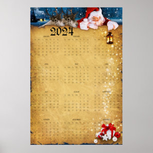 Póster Big Calendar 2024