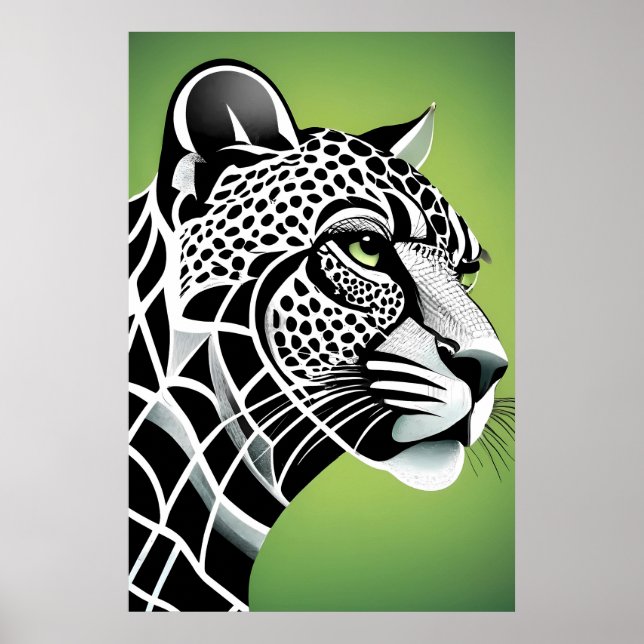 Póster Big Cat Leopard Jaguar (Frente)