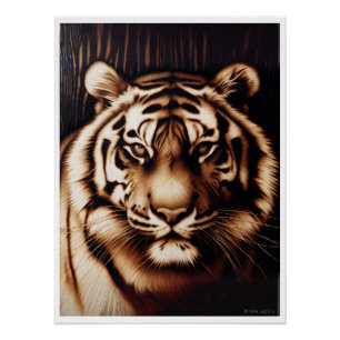 Póster Big Cat Square Coaster Set