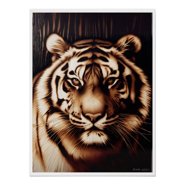 Póster Big Cat Square Coaster Set (Anverso)