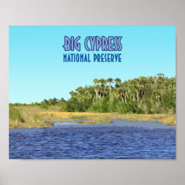 Póster Big Cypress National Preserve Florida
