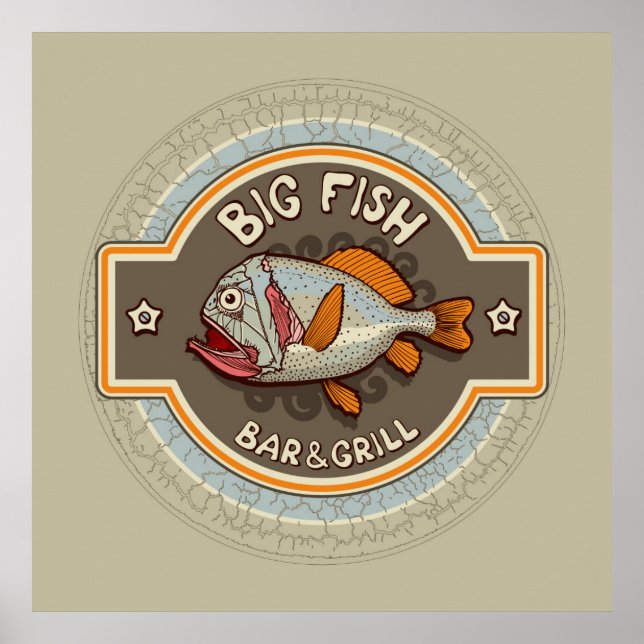 Póster Big Fish Bar And Grill Poster (Frente)