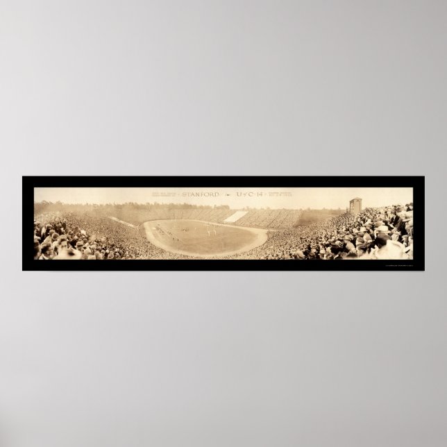 Póster Big Game Stanford Cal Photo 1925 (Frente)