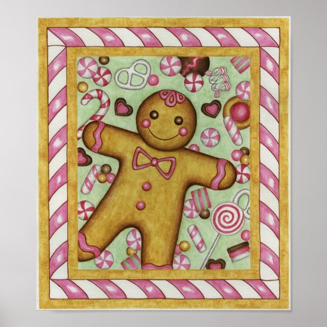 Póster Big Gingerbread Art Print Poster (Frente)