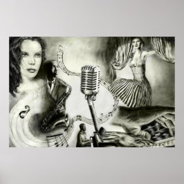 Póster Big jazz 4  36'x24'