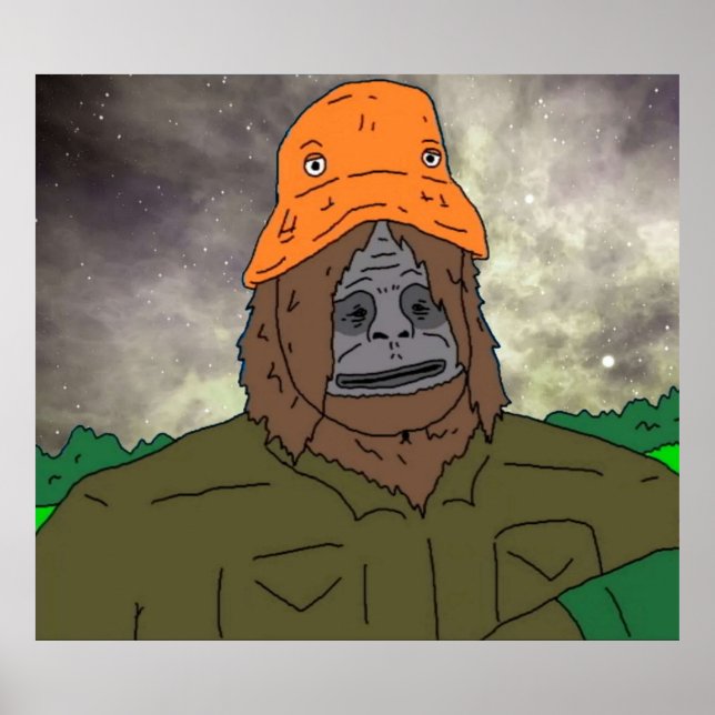Póster Big Lez Show Trippy Sassy Sasquatch (Frente)