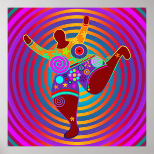 Póster BIG Mama de color spot