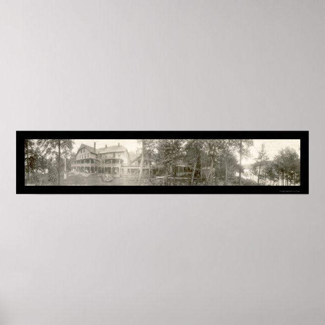 Póster Big Moose, New York Photo 1911 (Frente)