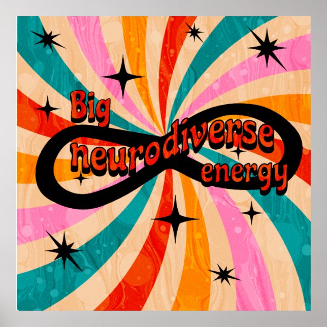Póster Big neurodiverse energy!! (Frente)