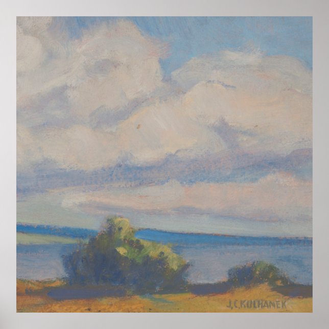 Póster Big Open Sky - Paisaje de Kulhanek (1945) (Frente)