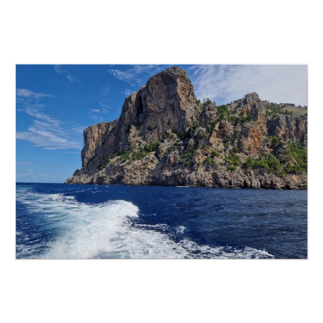 Póster Big rock in the sea (Anverso)