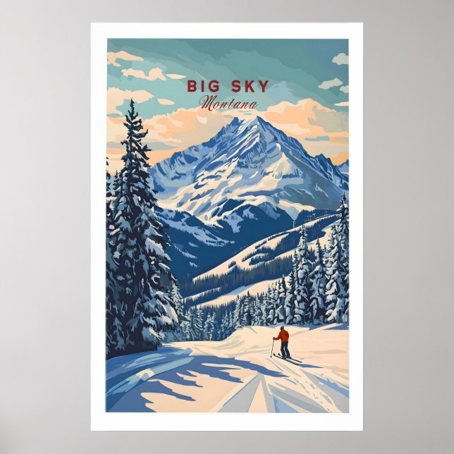 Póster Big Sky Wall Art 1 (Frente)