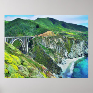 Póster Big Sur Bixby Bridge Print