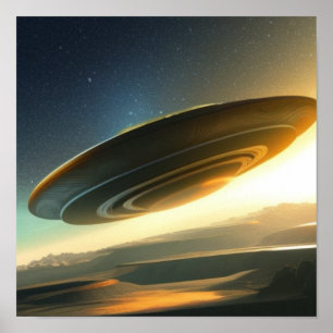 Póster Big UFO Concept