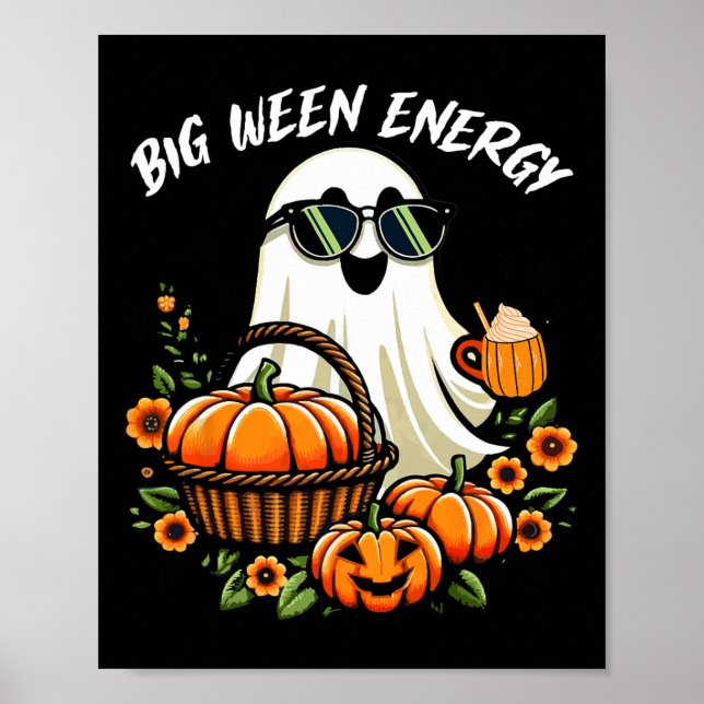 Póster Big Ween Energy Funny Ghost Bebe Bocina Spice La (Frente)