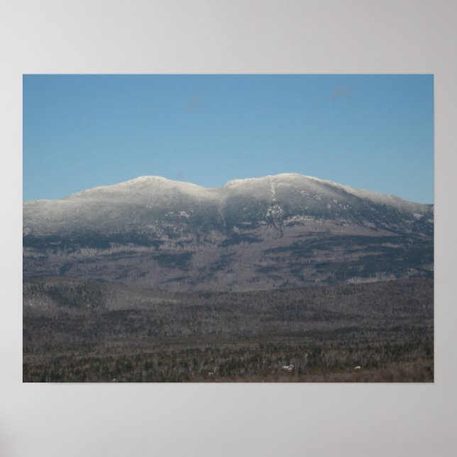 Póster Bigelow "Indian Maiden" Mountain Range, Maine (Frente)