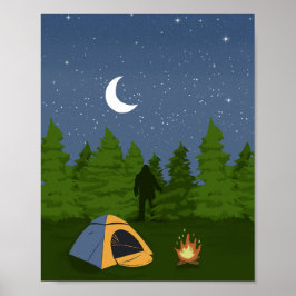 Póster BigFoot Camping 