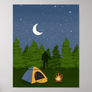 Póster BigFoot Camping 