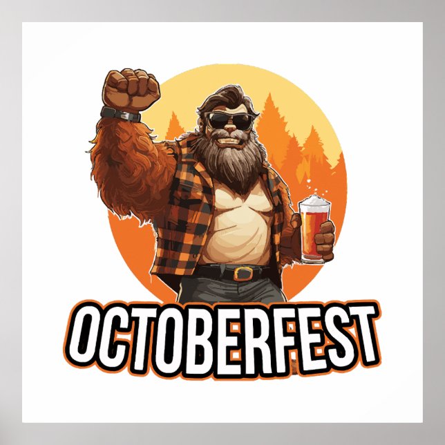 Póster Bigfoot de Octoberfest (Frente)