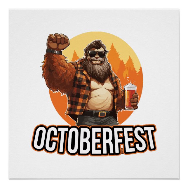 Póster Bigfoot de Octoberfest (Anverso)