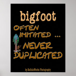 Póster Bigfoot . . . Duplicado