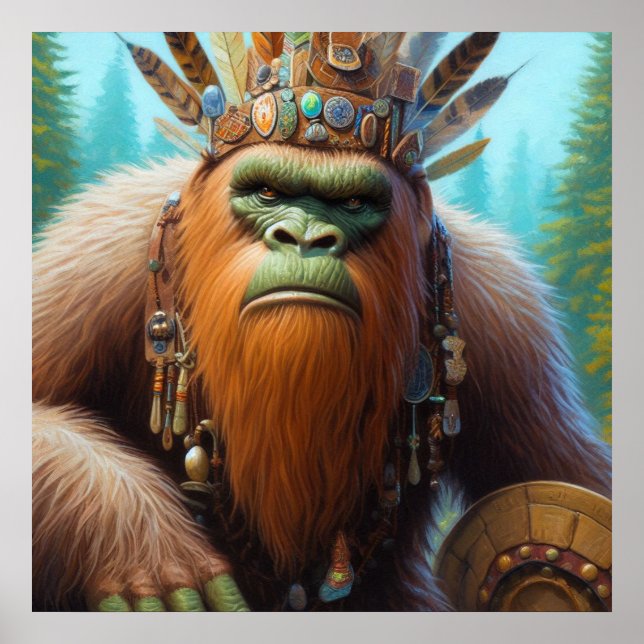 Póster Bigfoot Eco Warrior (Frente)