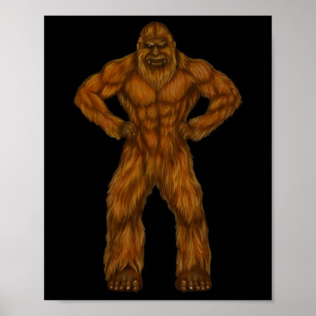 Póster Bigfoot Es Un Generador De Cuerpos - Generador De  (Frente)