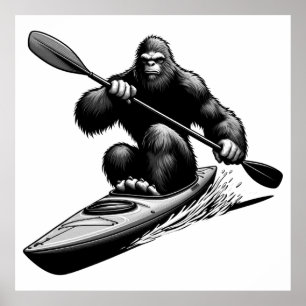 Póster Bigfoot Kayak