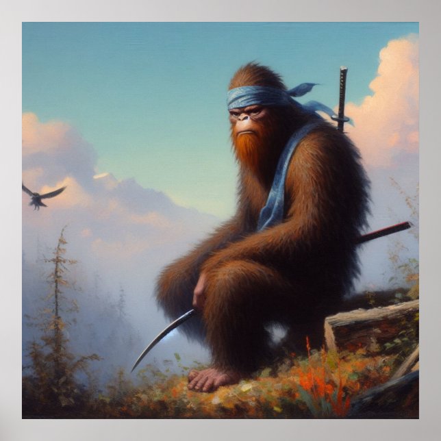 Póster Bigfoot Ninja (Frente)