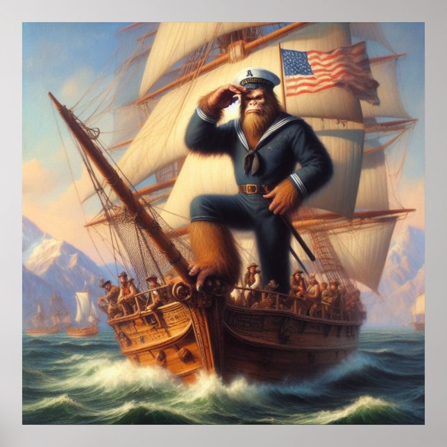 Póster Bigfoot Sailor (Frente)