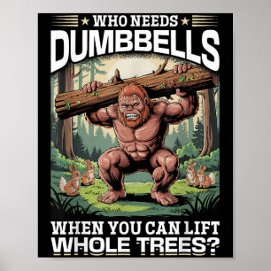 Póster Bigfoot Sasquatch