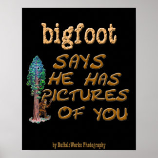Póster Bigfoot Tiene imágenes