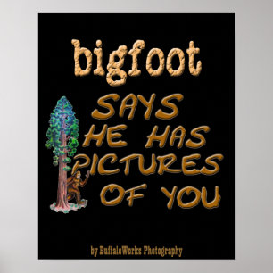 Póster Bigfoot Tiene Imágenes