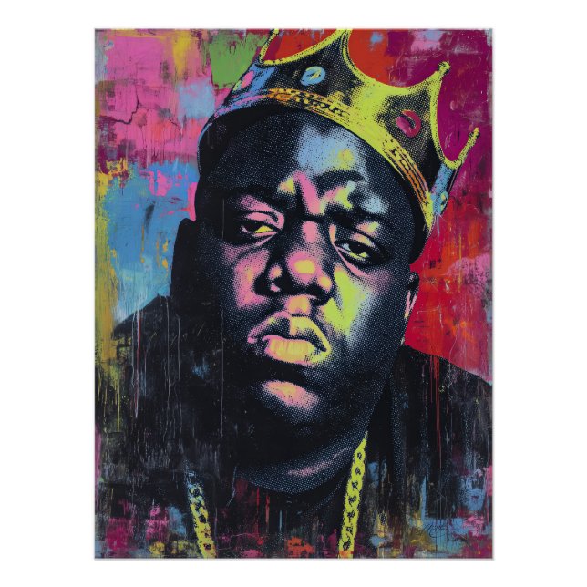 Póster  Biggie – The Brooklyn Rap Icon (Anverso)