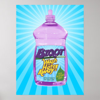 Póster ¡BIGOT Lava el odio! [póster]