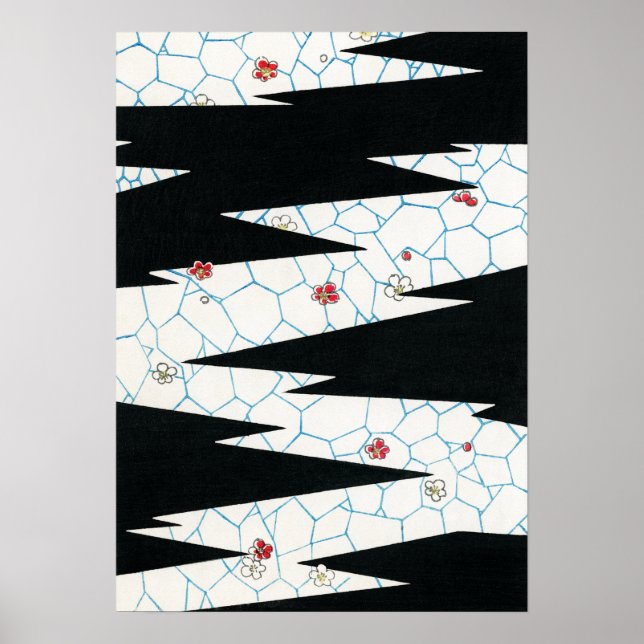 Póster Bijutsu Sekai florece en un sendero (Frente)