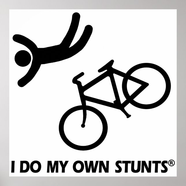 Póster Bike My Own Stunts (Frente)