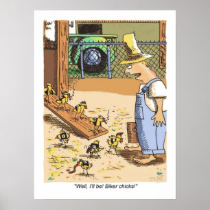 Póster Biker Chicks gloss poster