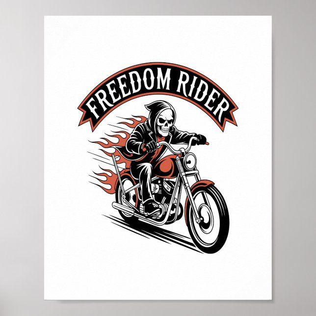 Póster Biker de FreeDom Rider (Frente)