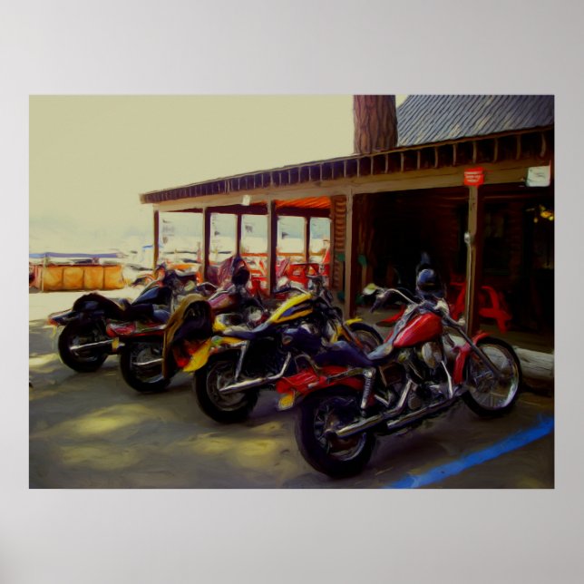 Póster Bikes at the Bar (Frente)