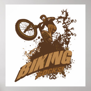 Póster Biking Rocks!