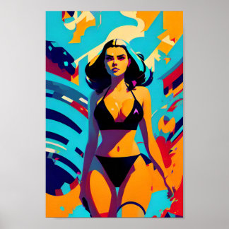 Póster bikini