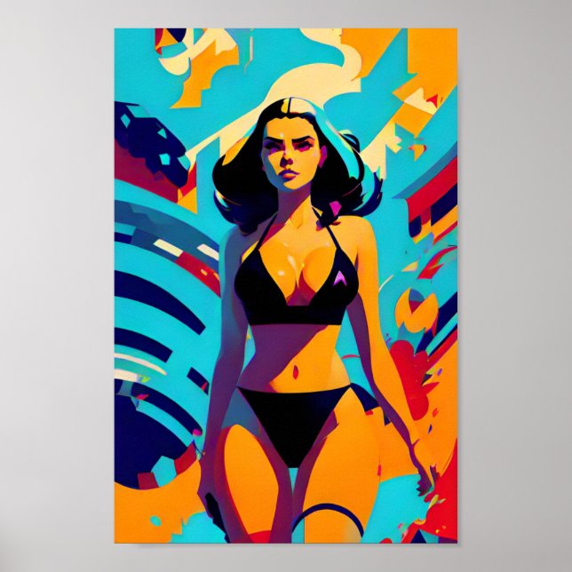 Póster bikini (Frente)