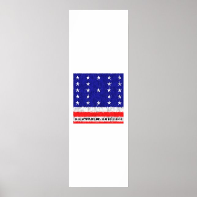 Póster Bikini Atoll Oil Painting Drawing (Frente)