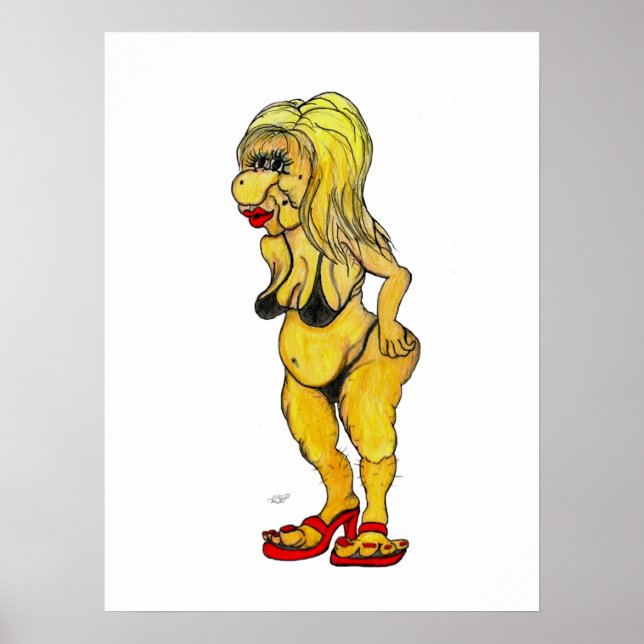 Póster Bikini caliente - El siguiente modelo superior (Frente)