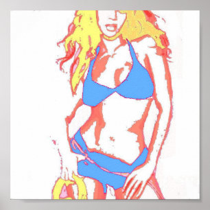 Póster Bikini Girl